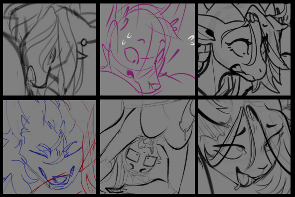 ive now also caught up the main page with all the sketch doodles and WIPs from the previous months, so you can see all of them as well as some exclusives >:]

check em out on 🅿️ 