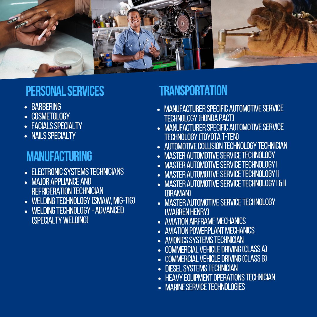 Not everyone needs a 4-year degree to build a successful career. Swipe to discover hands-on career paths you can start sooner than you think.! #YourBestChoiceMDCPS