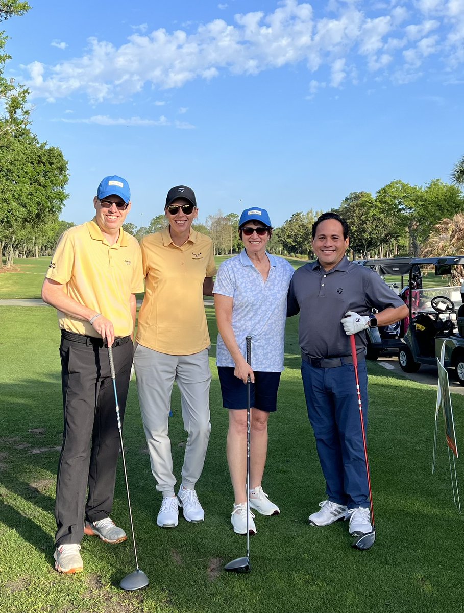 MarriottGolf's tweet photo. First Play Yellow tournament of 2026 last week in sunny Orlando for Marriott’s Central Florida Business Council- over $100,000 was raised for Orlando Health Arnold Palmer Hospital for Children! #playyellow4kids #playyellow #marriottgolf https://t.co/2OQIKqQOMX