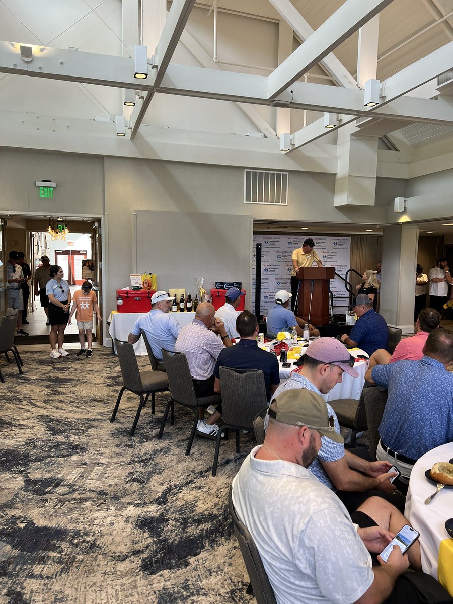 MarriottGolf's tweet photo. First Play Yellow tournament of 2026 last week in sunny Orlando for Marriott’s Central Florida Business Council- over $100,000 was raised for Orlando Health Arnold Palmer Hospital for Children! #playyellow4kids #playyellow #marriottgolf https://t.co/2OQIKqQOMX