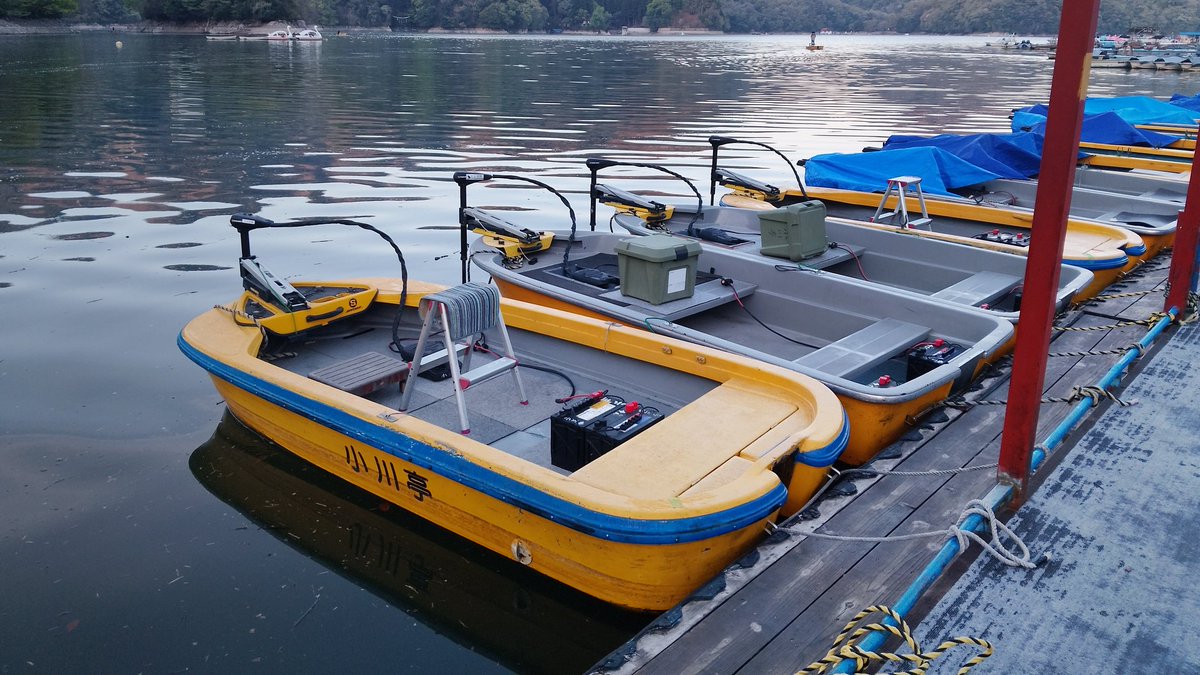 釣船小川亭@相模湖 tweet media