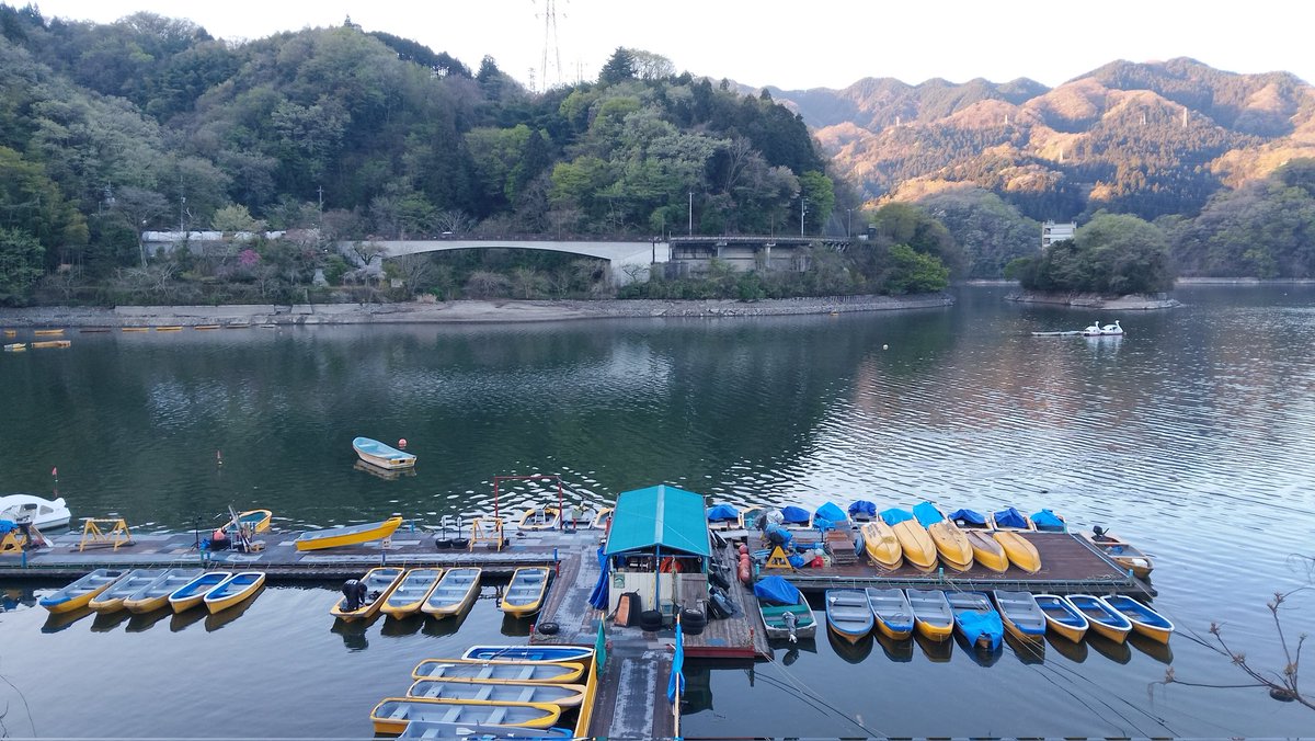 釣船小川亭@相模湖 tweet media
