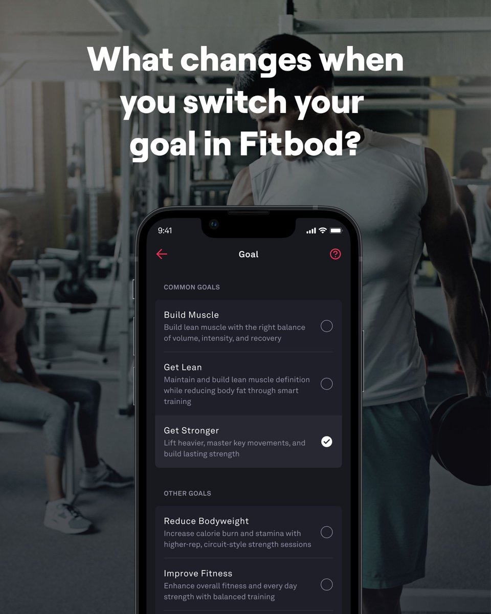 Fitbod tweet media