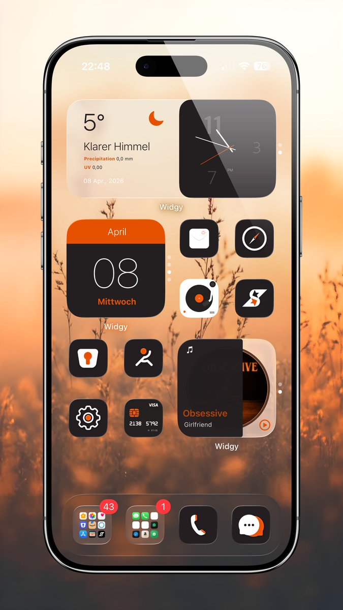 henftling's tweet photo. New setup after a long time.
Wall, icons and Widgy - Completely #Vivo from @21MaRcO12  with some own elements. Thanks @21MaRcO12 for this great pack 👌🏽 https://t.co/Lg7wfZ8Lpx