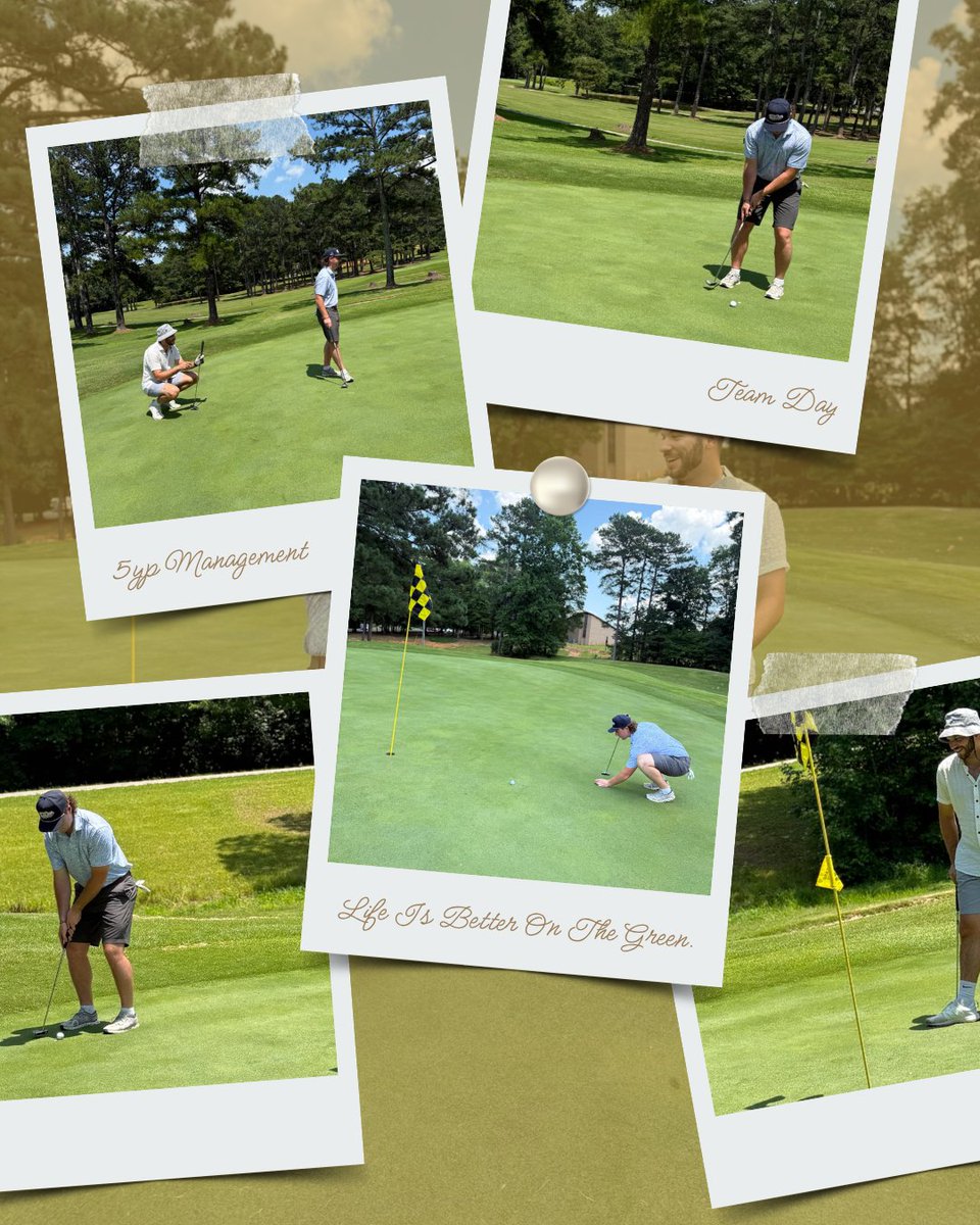 5YPManagement's tweet image. The team that works hard deserves a day on the course. 💪 5YP Management hit the greens and showed out. ⛳
-
#teamday #golfday #workhardplayhard #companyculture #golflife #teamswhogolf