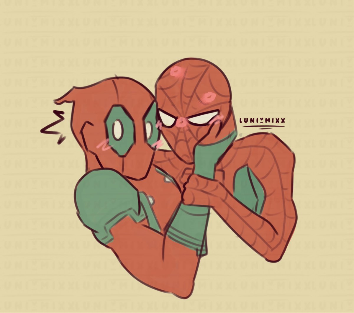 LuniMixx's tweet photo. “Oh!”
#spideypool #spiderman #deadpool https://t.co/15gAxZ5upB