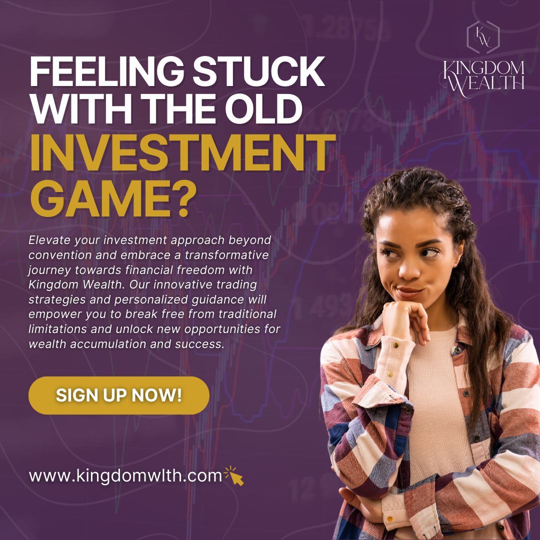 KingdomWLTH's tweet image. Break free with Kingdom Wealth! 🌟 Say goodbye to traditional limitations and hello to a world of innovative strategies and personalized guidance.  Sign up now at buff.ly/3RiVEFB!

#InvestmentSuccess
#FinancialFreedom
#InnovativeStrategies
#KingdomWealth
#SignMeUp