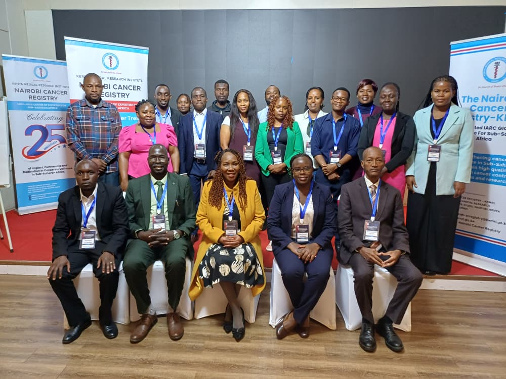 Awin6A's tweet photo. I am privileged to represent the Country and join African leaders managing cancer data, at Nairobi Cancer Registry- under the auspices of Kenya Medical Research Institute (KEMRI), a selected Center of Expertise for Sub-Saharan Africa by the IARC-GICR @WHOSouthSudan  @WHO https://t.co/X9Yv1A7JiG
