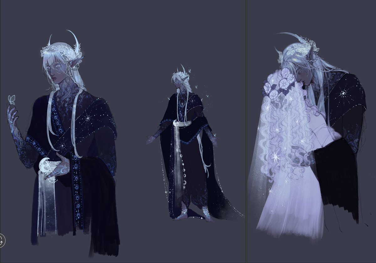 inthestardust's tweet image. Frozen Crescent design #oc