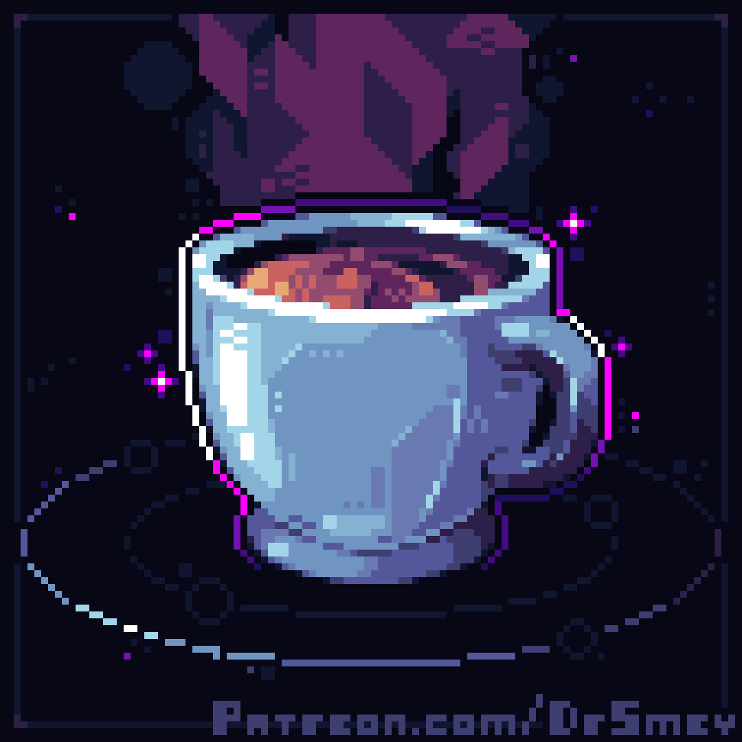 dr_smey's tweet image. #aseprite #pixelart
Cosmic Caffeine