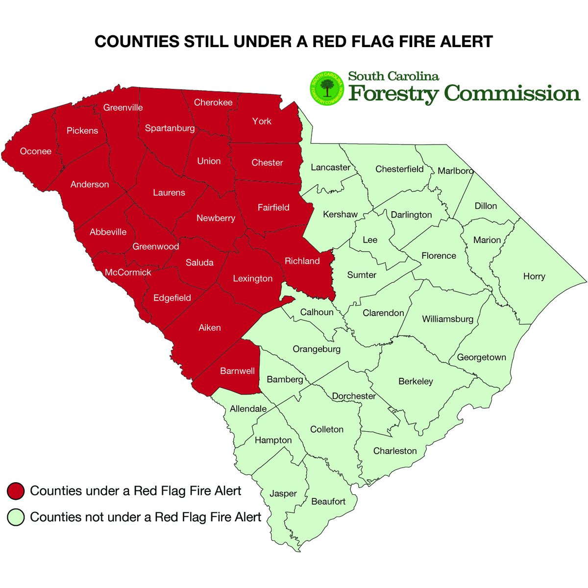 South Carolina Forestry Commission tweet media