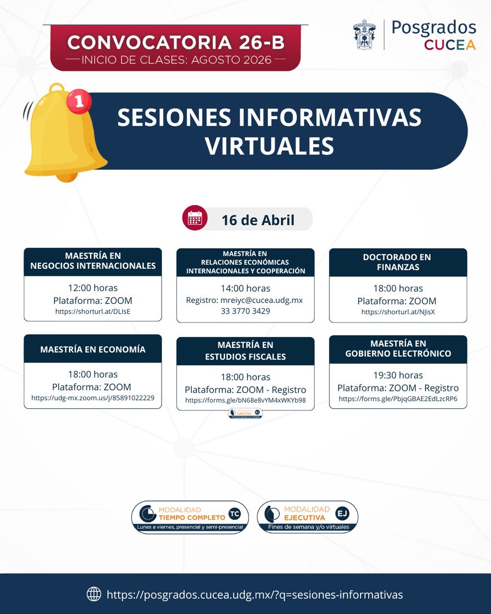 Posgrados CUCEA tweet media