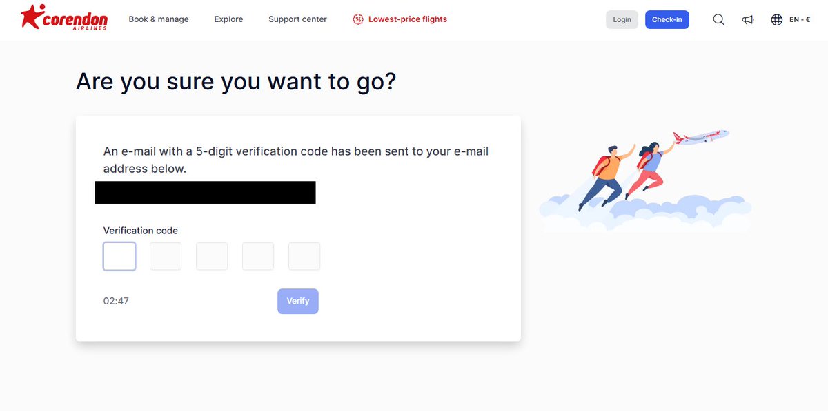 CallMeBee26's tweet photo. Me: I don't want to receive emails from you anymore

Corendon Airlines: Sure, let me just send you an email to confirm you don't want any more emails

THE most unhinged response to an unsubscribe I've seen https://t.co/q6jW6L0WOZ
