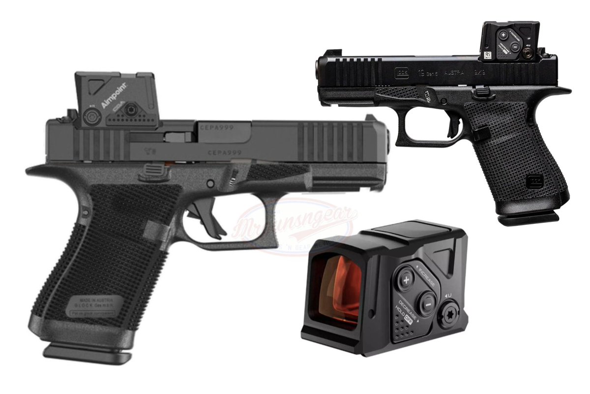 Mrgunsngear's tweet image. Gen6 15+1 Glock 19 with Aimpoint COA direct milled/mounted red dot optic for $1,099 shipped currently here: mrgunsngear.org/4c076Qv 

In stock as of this post 🔴👊🏽

#glock