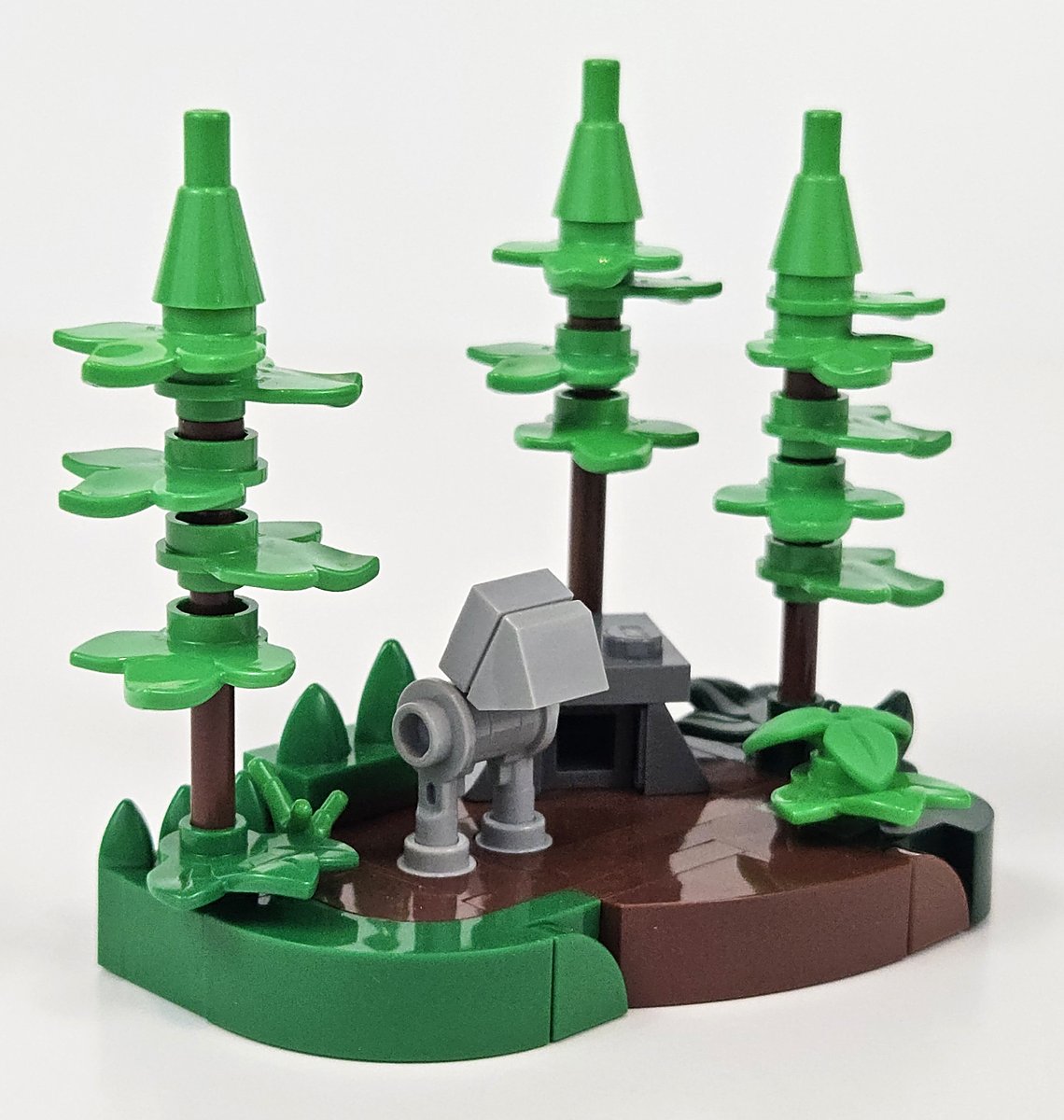 MintSodaBricks's tweet photo. LEGO Star Wars Endor micro diorama MOC #LEGO #starwars #moc #legomoc #レゴ https://t.co/R4MAfhjsAx