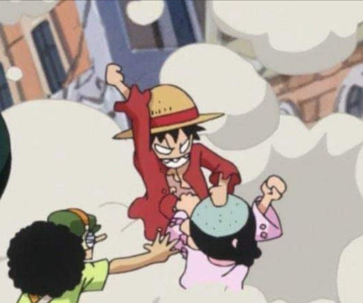 you can tell luffy sees momo as a little brother just based on this comparison
