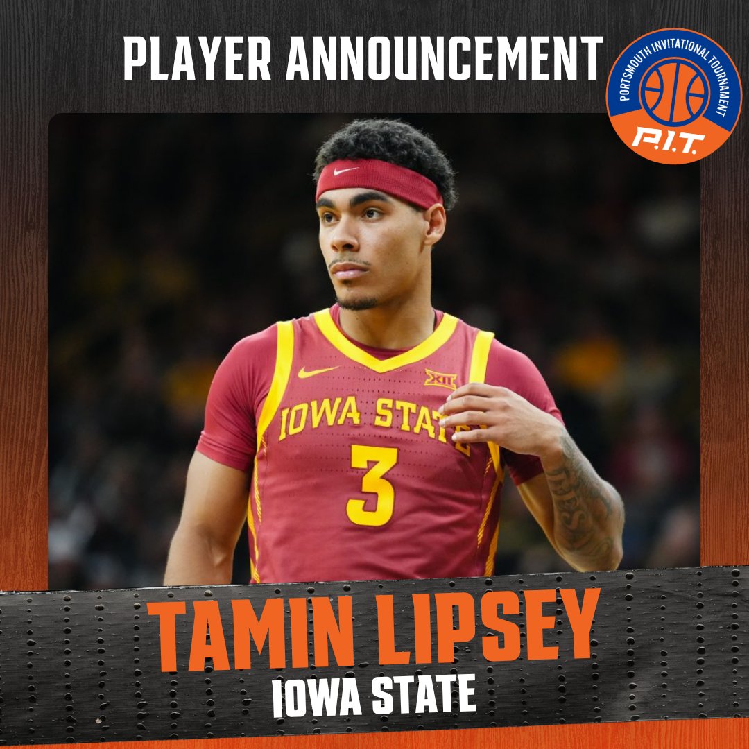 PIT_Basketball's tweet photo. Jumping back to the Big 12, welcome @CycloneMBB Tamin Lipsey @TaminLipsey https://t.co/mncBLpBH2E