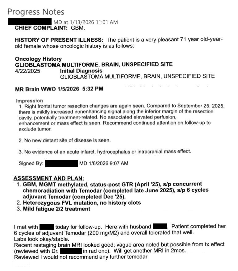 NEW ARTICLE: IVERMECTIN and MEBENDAZOLE Testimonial - 71 year old COLORADO Woman with GLIOBLASTOMA reports after 6 months: no growth, no recurrence! No chemo needed!!

Ivermectin Glioblastoma success stories are some of my most favorite! 😃

STORY:
71 year old COLORADO Woman with
