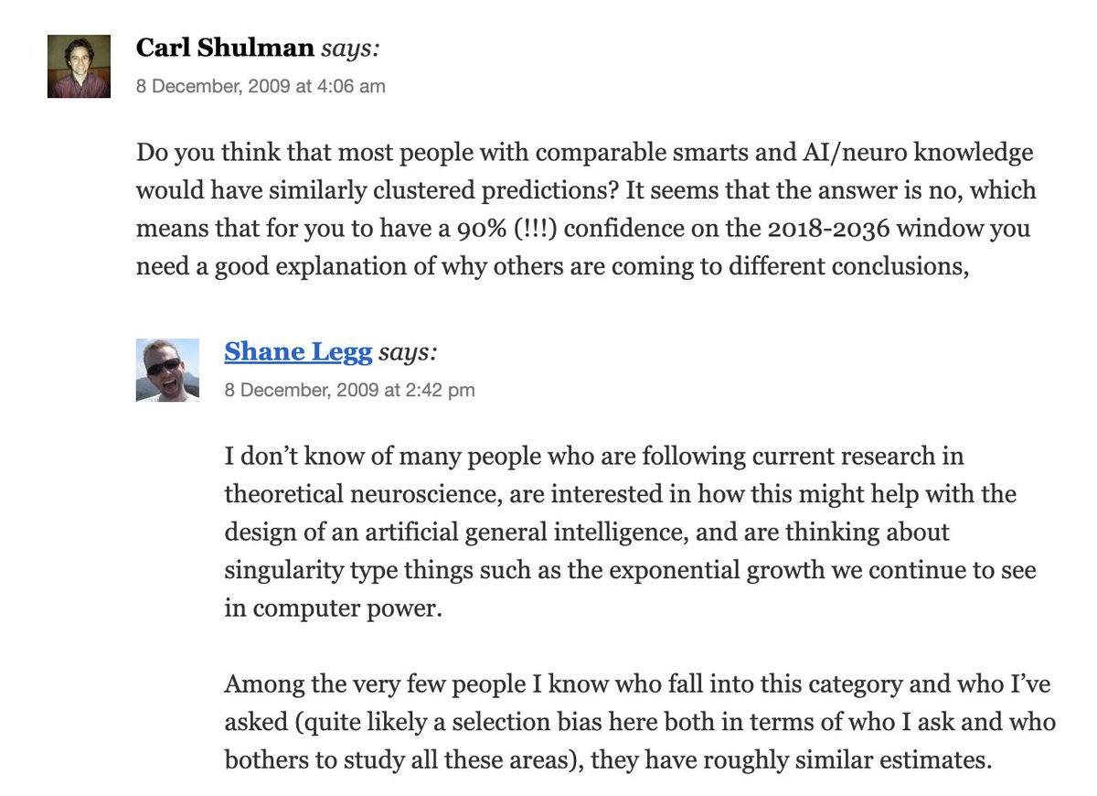 janonacct's tweet photo. @ShaneLegg @ishanhaq so cool to read the discussion w/ carl, and Gwern logging the prediction https://t.co/NX0W3JQUEy