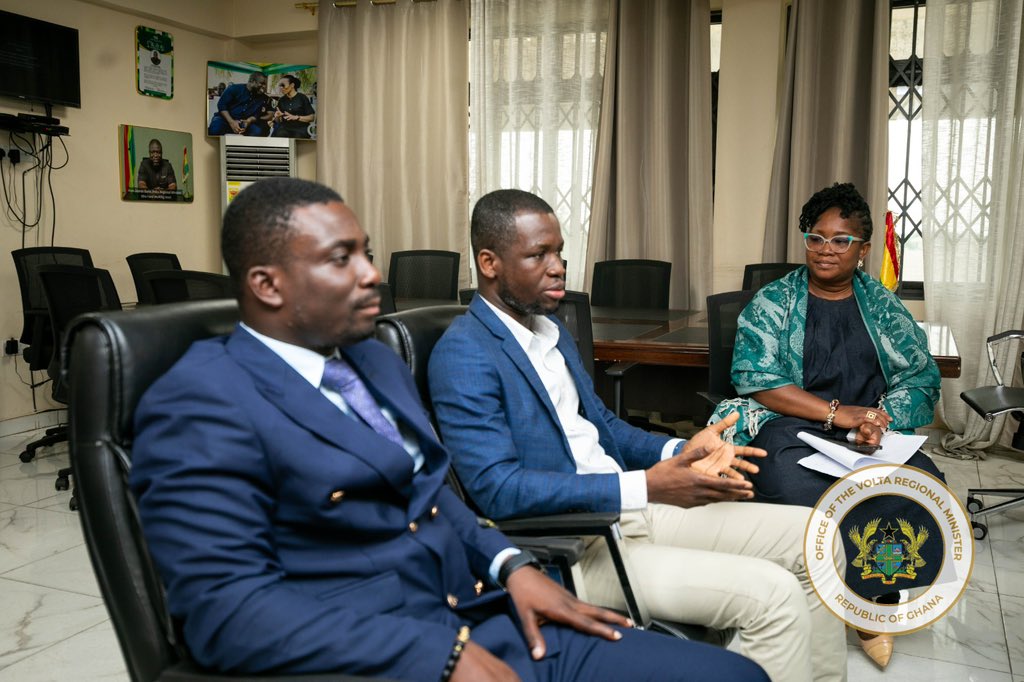 I received the CEO of Vivaldi Foods Ltd, Mr. Harrison Enene, and his General Manager on a courtesy call.

They presented samples of their product — Volta Premium Honey — a strong indication of the potential we have to build globally competitive, homegrown brands from our Region.