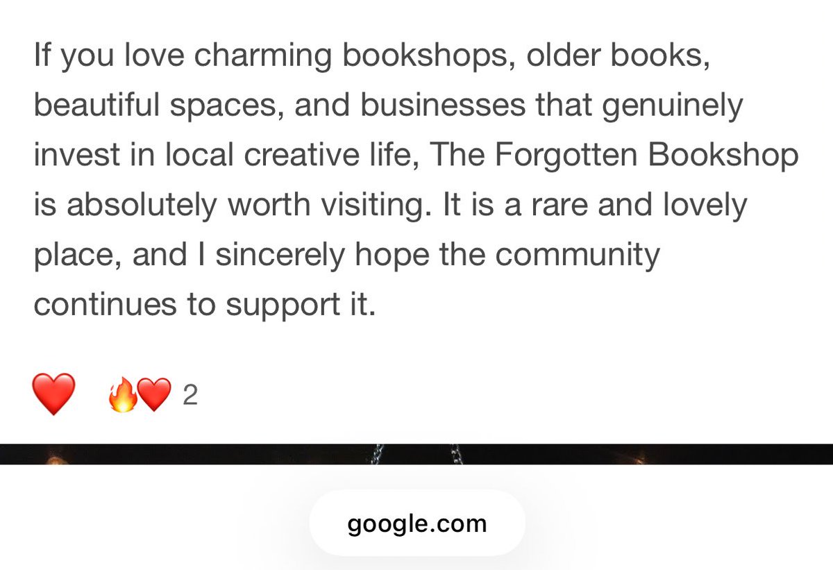 forgotten bookshop tweet media