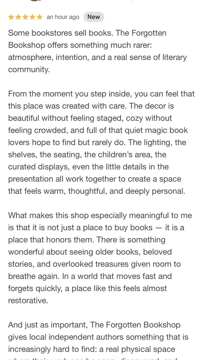 forgotten bookshop tweet media