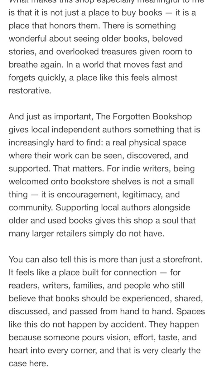 forgotten bookshop tweet media