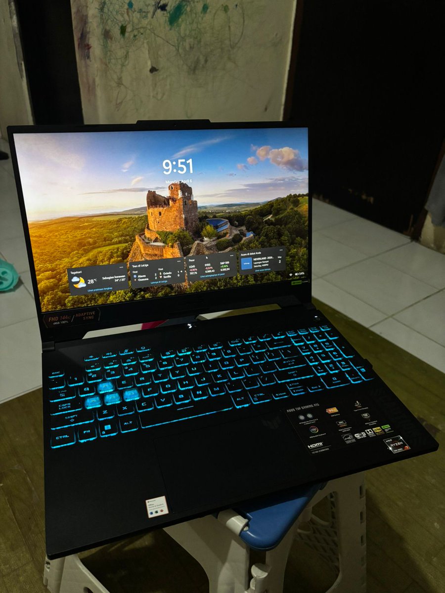 kaldareth's tweet photo. #WTS 
Asus tuf a15 FA507NUR
16GB/1TB
Spesifikasi dan detail kelengkapan ada di foto. Nego tipis. Lokasi Jaktim https://t.co/cAO8hmoMIZ