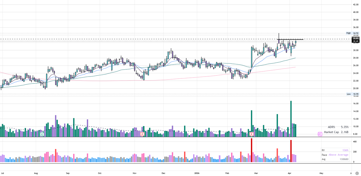 $CLDX shows up on the volume screener. 

Look at the volume as it is flagging here. A little thin, but it'll do.