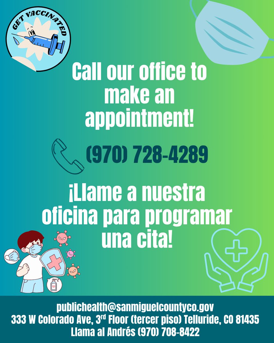San Miguel County Public Health and Environment tweet media