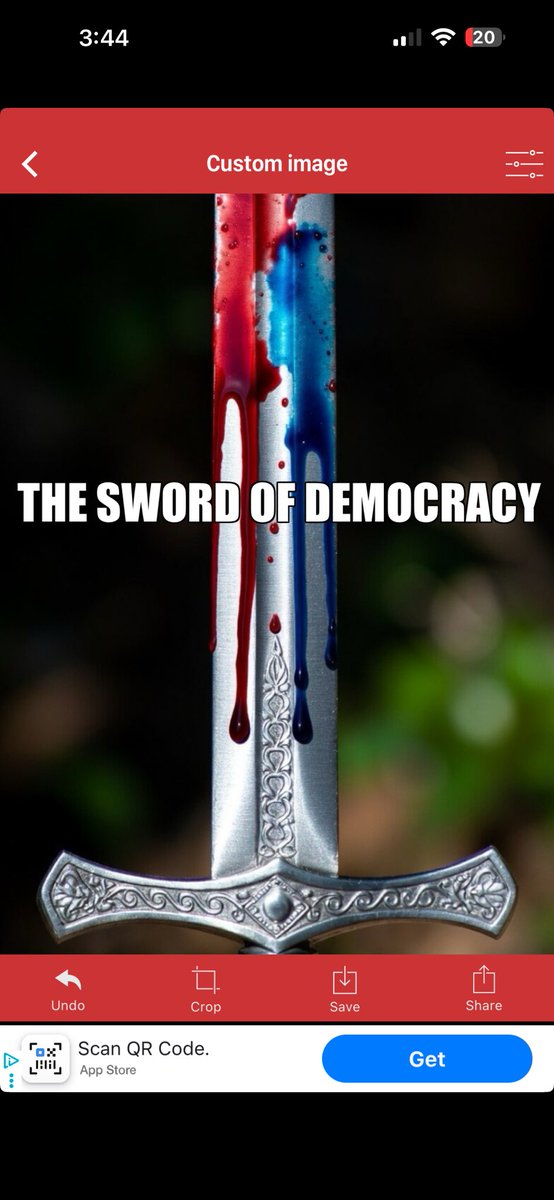 Democracy is a double edged sword 🩸🔵