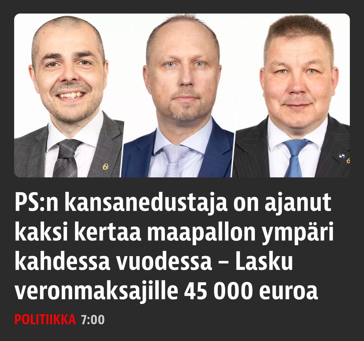 Onko kansanedustajilla enää muita haluja, kuin oma etu.