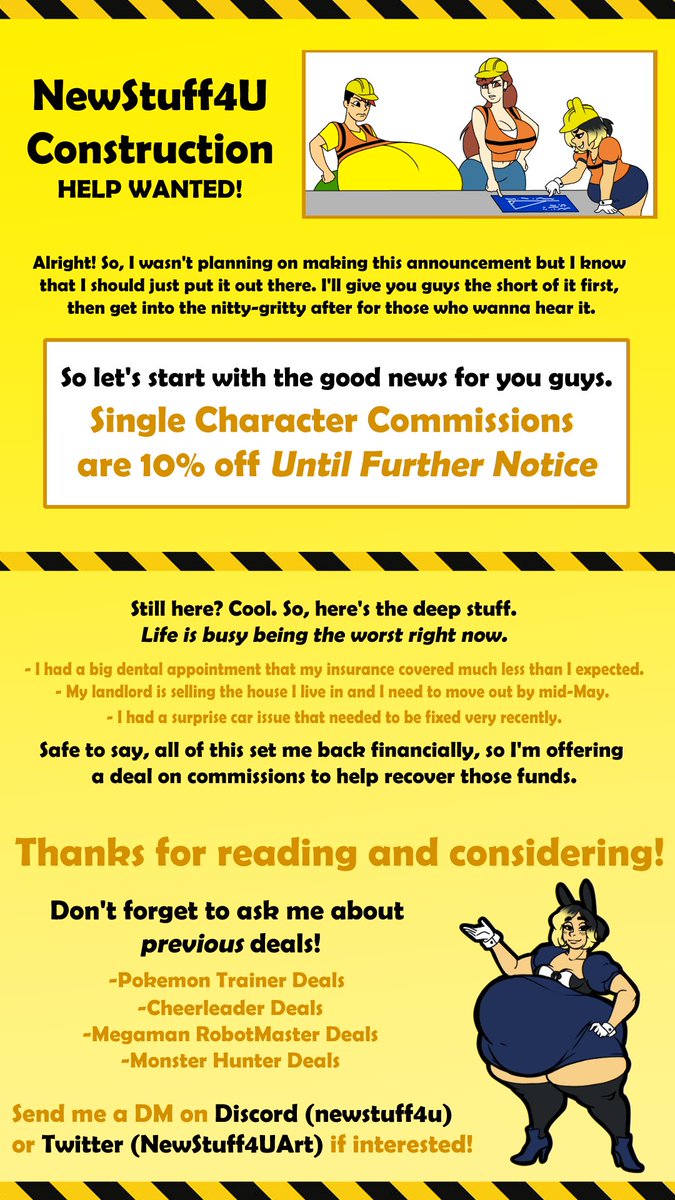 NewStuff4U / COMMISSIONS OPEN! tweet media