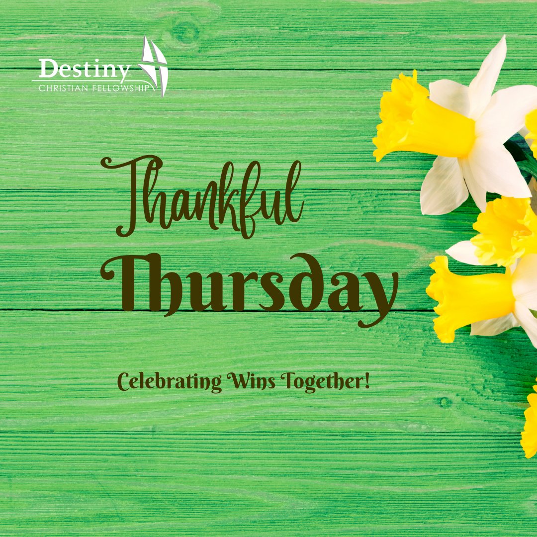 DestinyBayArea's tweet image. It’s Thankful Thursday! 🌿 What’s one thing today that’s bringing you joy or peace? Drop it in the comments so we can celebrate the wins together!
#DCF #ThankThursday