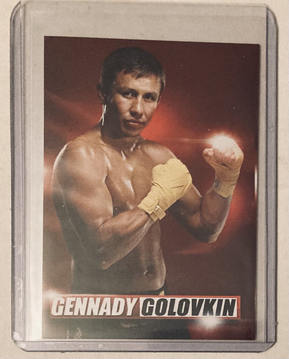 DanRafael1's tweet image. Happy 44th birthday today to longtime middleweight champion and HOFer @GGGBoxing! Here's his 2015 rookie card in my #boxing collection.