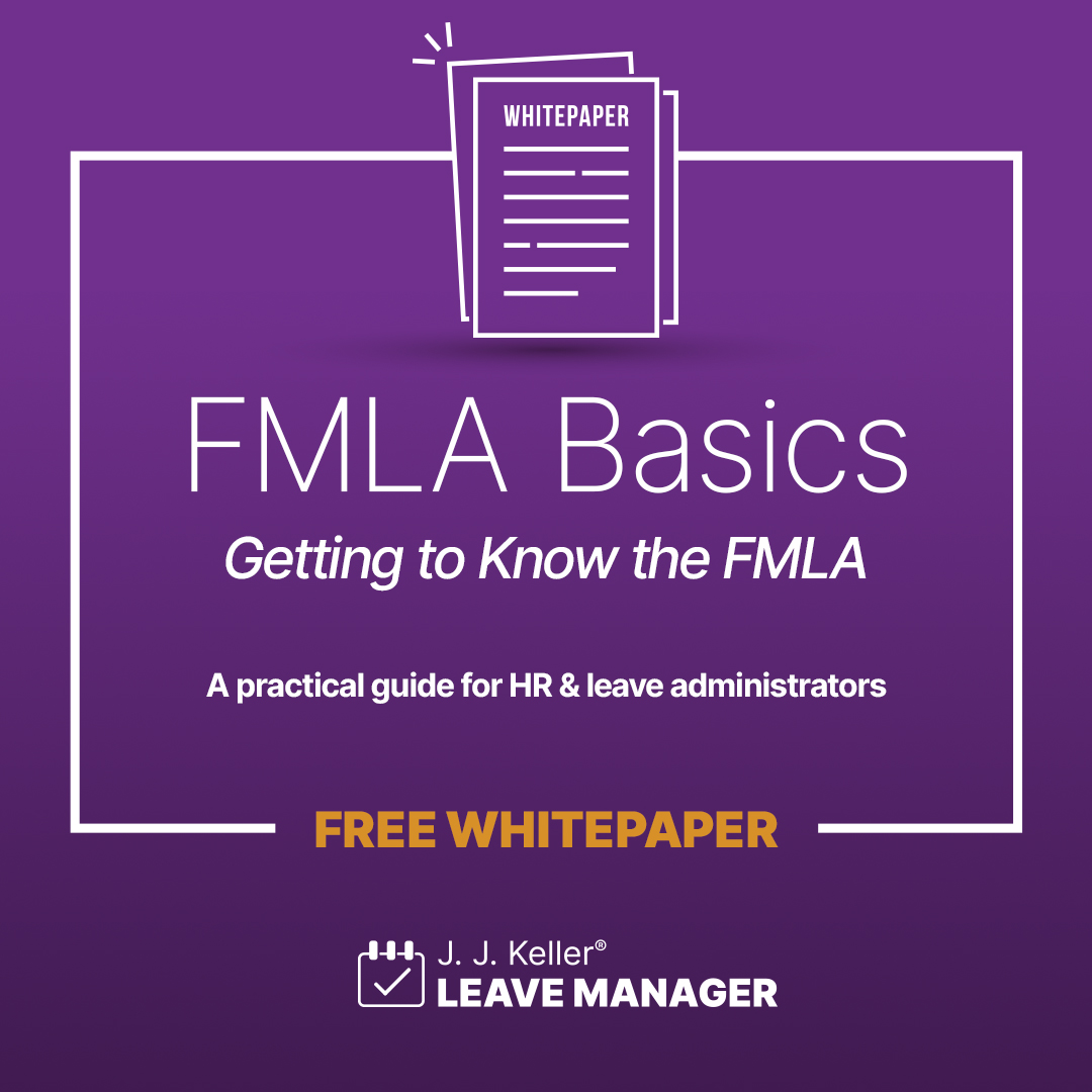 JJKeller's tweet image. FMLA questions come up constantly — and they’re rarely simple.

Who’s covered? Who’s eligible? What qualifies as FMLA leave?

Get the fundamentals in our free whitepaper: FMLA Basics: Getting to Know the FMLA
👉 bit.ly/4c0igVo

#FMLA #HRCompliance #HR