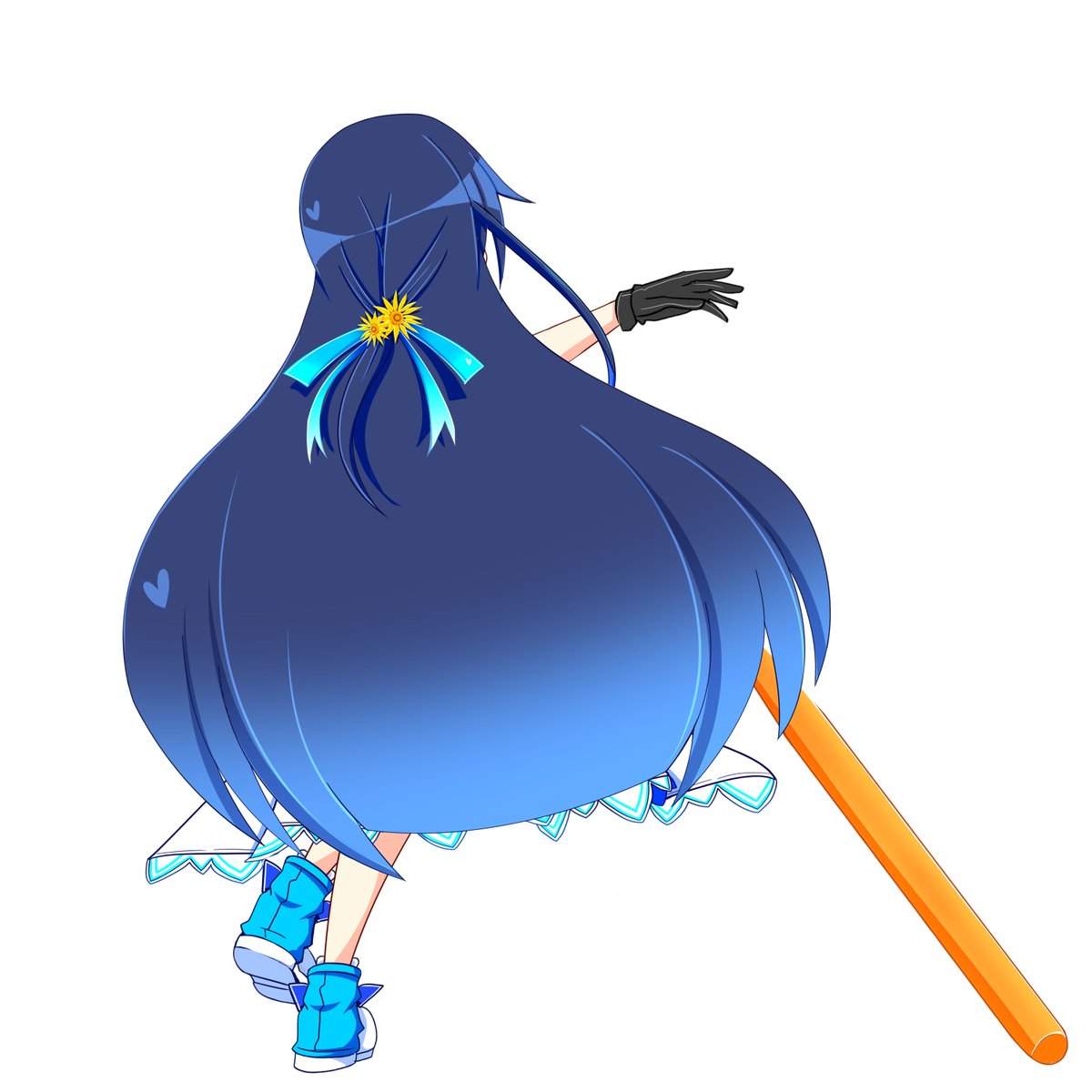 ばみちゃん進捗!後姿も色々動きます 