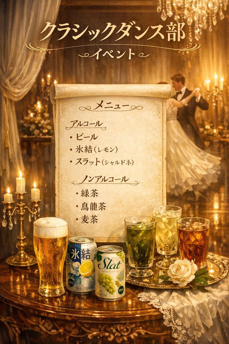 classicdance11's tweet photo. クラシック社交ダンス部
1st Dance Party
in WASUKA

どなたでもお気軽にご参加ください！

――――――――――

参加費：無料
ソフトドリンク・アルコール飲み放題※持込み可
⚠女性限定
・当日は初心者講習あり

日時：4月26日(日)
17時〜19時

会場：BAR WASUKA
東京都新宿区歌舞伎町2-22-1アイトスビル B1 https://t.co/d2C9FClXTl