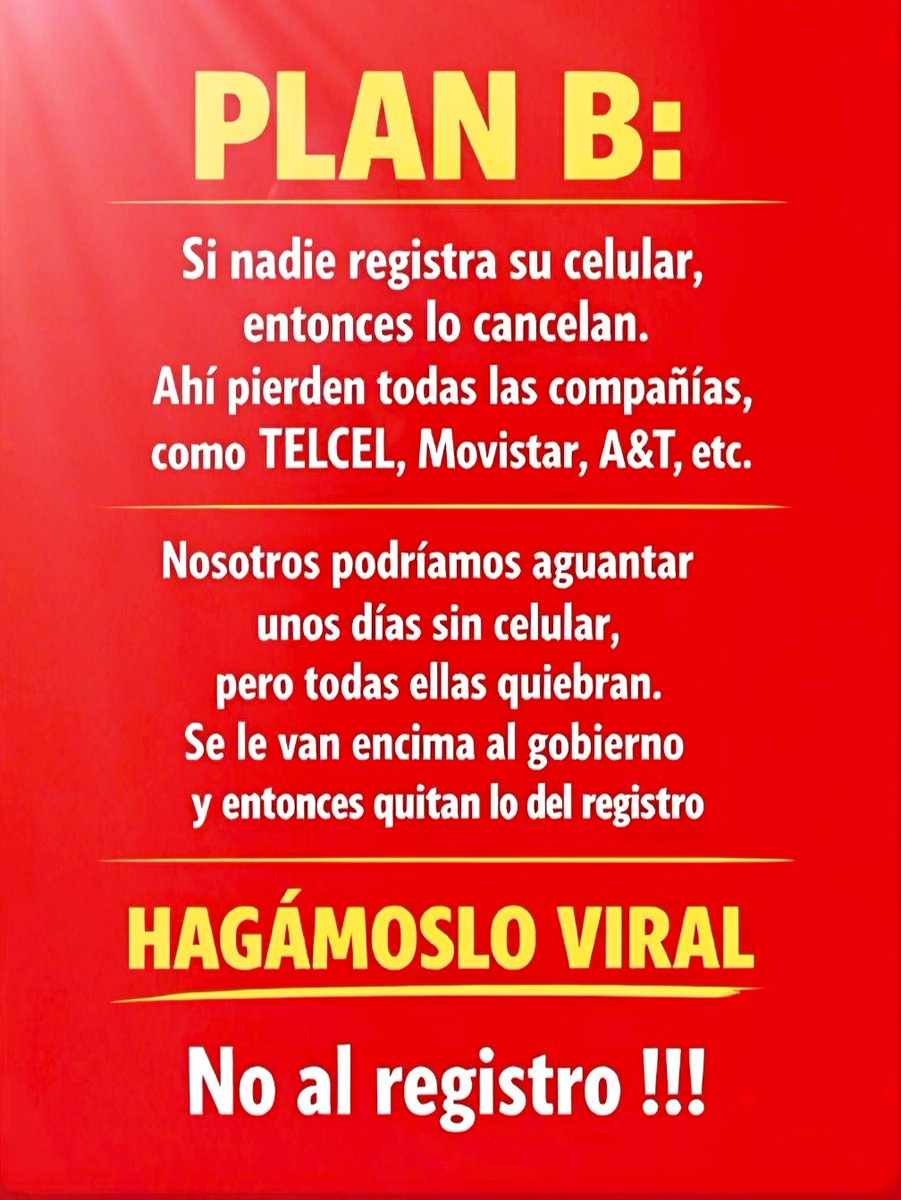 Di NO al registro