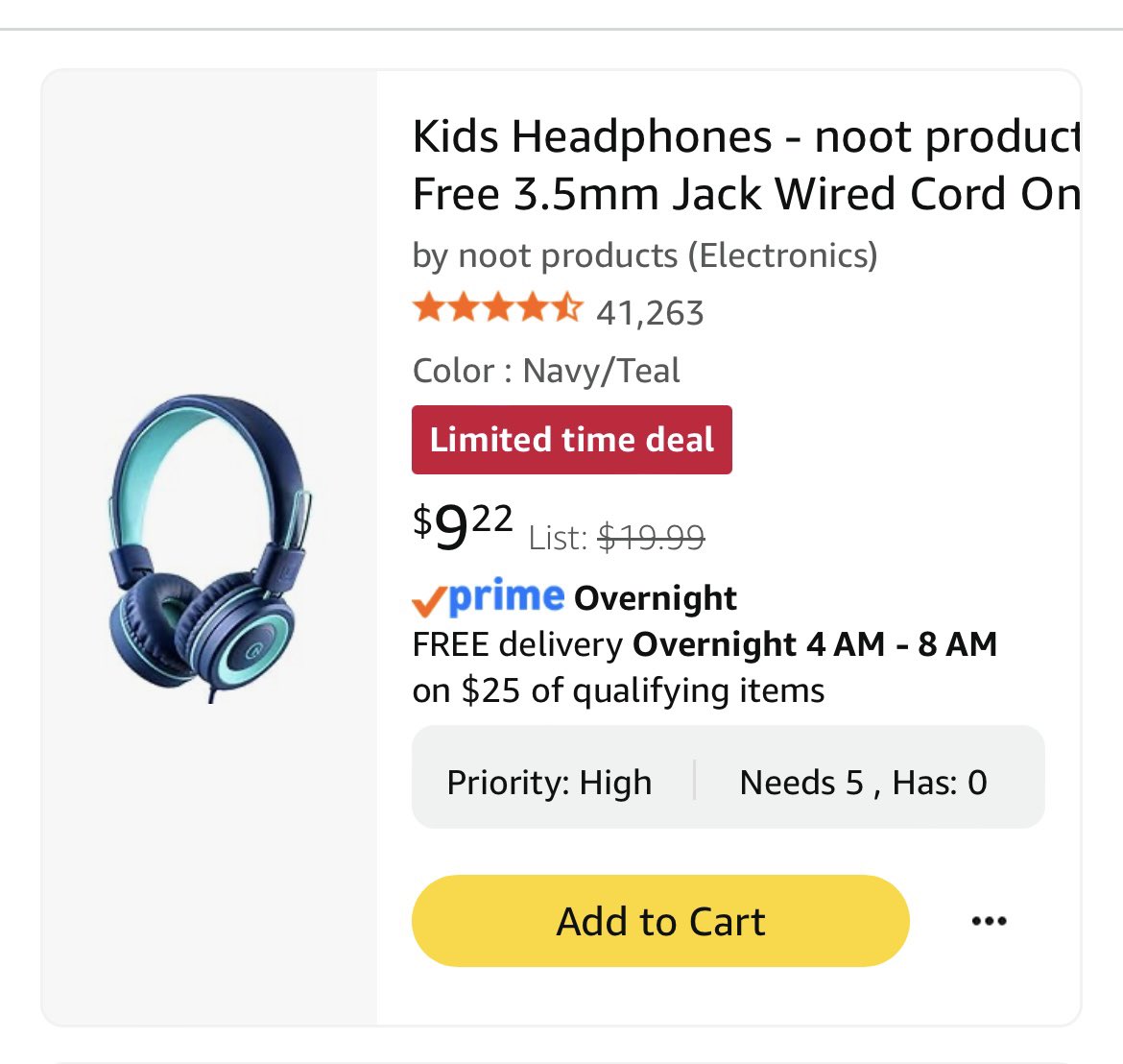 thismoment81's tweet image. We need a few more pairs of headphones for my first graders! ❤️ If you can help out, we’d greatly appreciate it. We’re a title 1 school of high poverty in Tampa, FL. Thanks! @Amazon #clearthelist #wishlist #equity

amazon.com/hz/wishlist/ls…