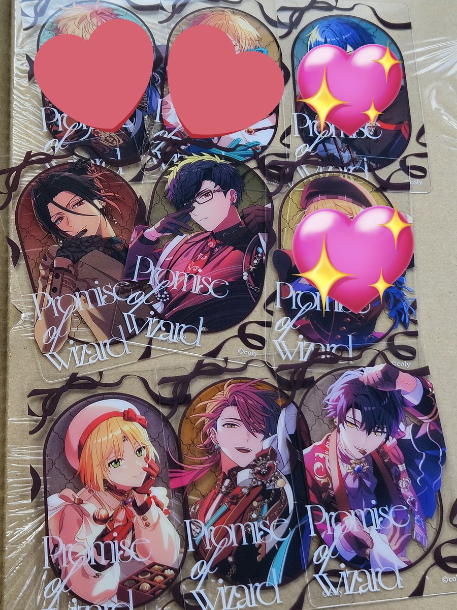 【交換/譲渡】魔法使いの約束 まほやく バレンタイン クリアカード クリカ

譲＊シャイロック レノックス リケ ☆カイン スノウ

求＊ブラッドリー
譲渡の際250円+送料
☆は交換又は無印を含む譲渡

郵送のみ。
お気軽にお声かけくださいませ。