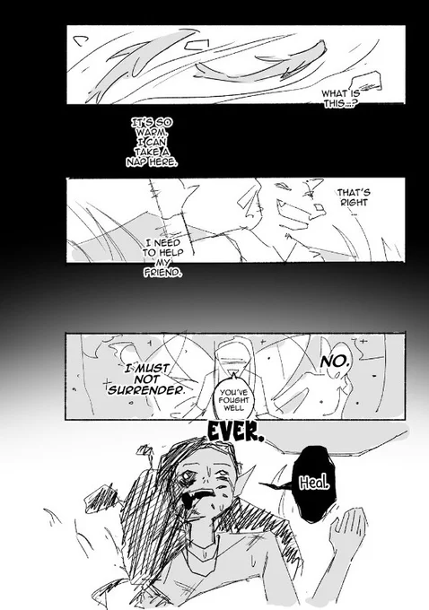 Opening to a Horror/Action Dark Fantasy manga one shot I wanna make 