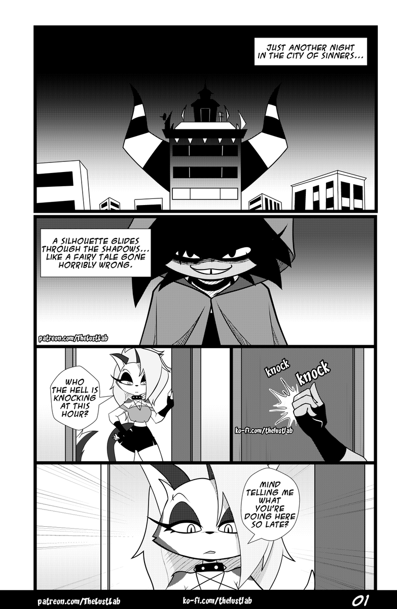 LustGlitterArt's tweet photo. Now we are here :3
#helluvaboss #hazbinHotel #newground #loona #millie #manga #comic #furry https://t.co/enQETXVtRc