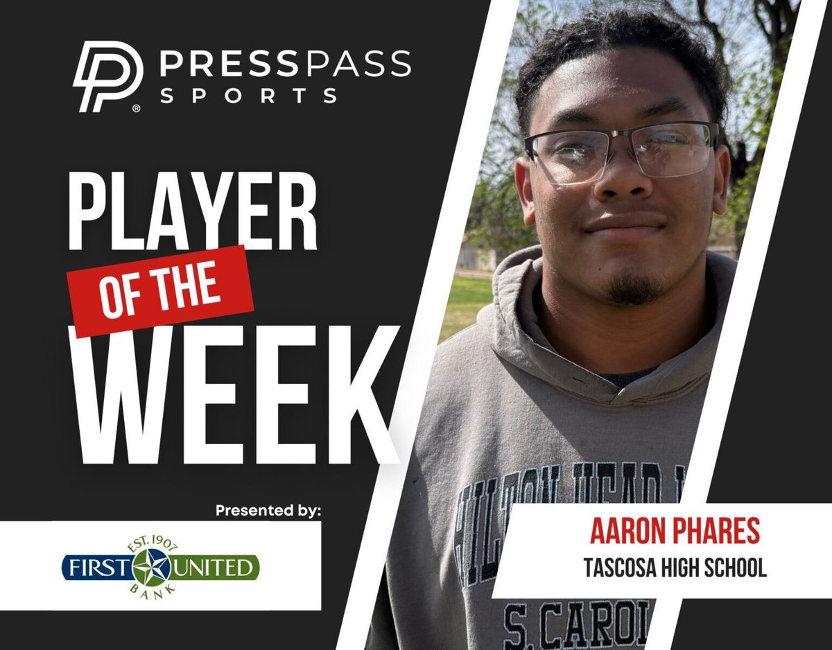 PressPassSports's tweet photo. Congratulations to the @FUBTexas Athletes of the Week - Aaron Phares of Tascosa and AshLynn Ferris of River Road #txhssoftball #txhstrack .. 
Thank you to @FUBTexas and @Sutton1Stuart for making this possible.
🔗 https://t.co/EHBCCsSG55 https://t.co/9GTttmG9LY