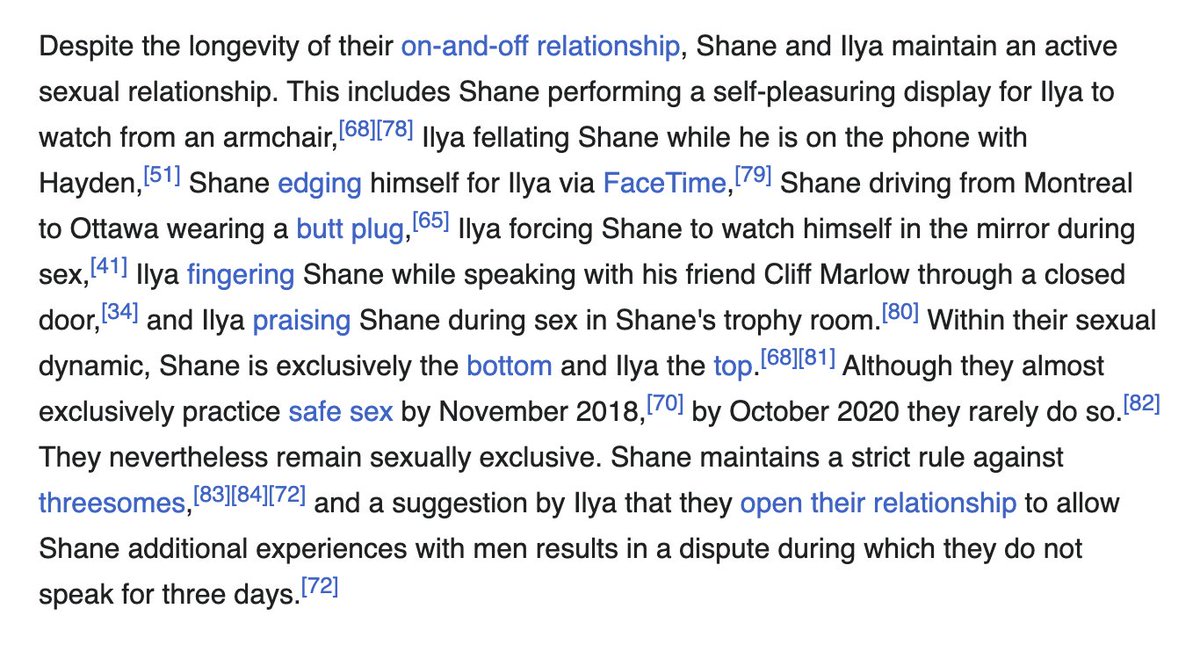 pinkstape's tweet image. the shane hollander wikipedia page is so insanely detailed it's actually killing me.... like oh okay cause we were wondering