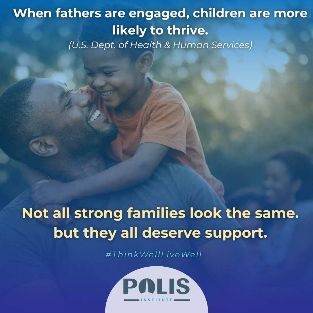 When families are supported, in all their forms, communities grow stronger.
📷 What helps fathers stay involved and families stay supported today?
#ThinkWellLiveWell #StrongFamilies #FatherhoodMatters #CommunitySupport #POLISInstitute