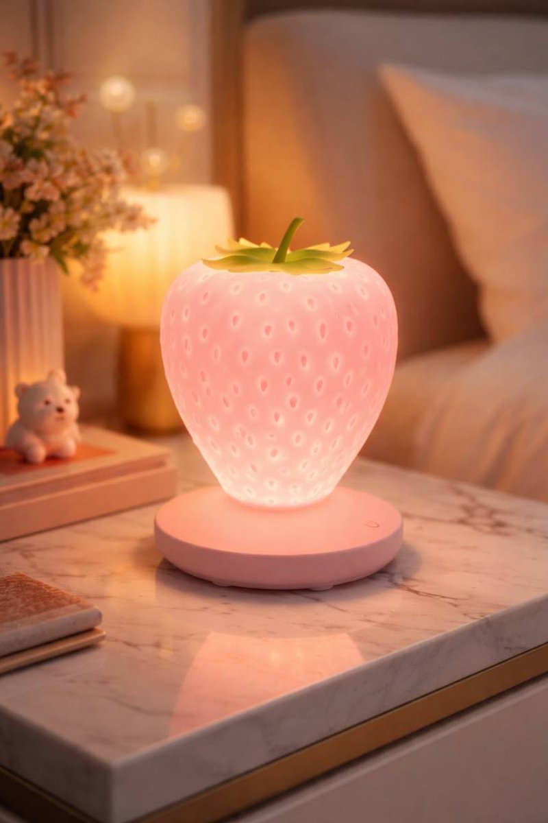 insperarise's tweet photo. strawberry night lamp 🍓 https://t.co/RMsx0OOdcb