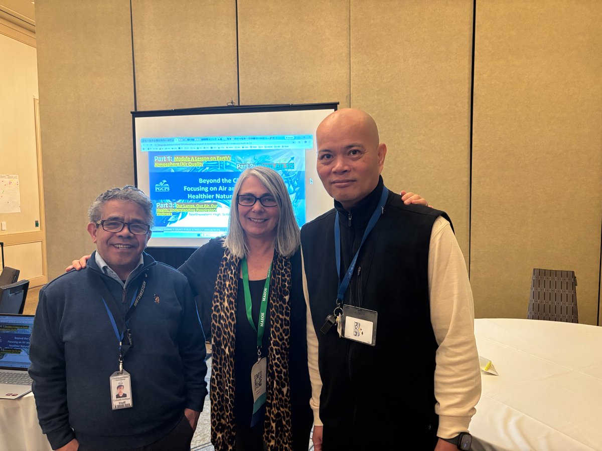 CleanAirPartner's tweet image. Last month, our #Education Program Manager and Lead Teachers presented at the #MAEOE2026 Conference. They discussed how to use 'On the Air' curriculum and systems thinking to build #healthy school environments. Thanks to our fellow educators who joined &amp;amp; to #MAEOE for having us!
