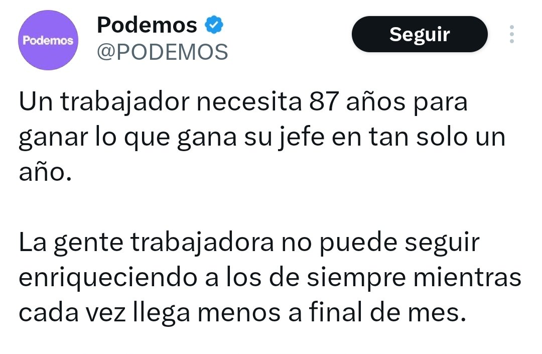 Se puede ser más imbéciles? Según estos lúcidos, mi sueldo mensual debería ser 121.800 euros mensuales ya que tengo un trabajador que cobra 1400 mensuales.