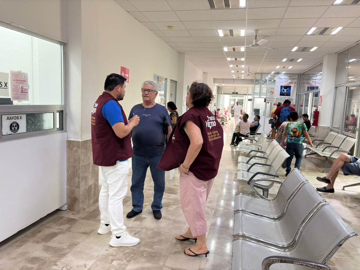 En la CMFEQ  Lindavista se promueve la estrategia nacional  #TratoDigno. 

Dimos seguimiento a las indicaciones de nuestro Director General Martí Batres, por ello en coordinación con la #SubdireccióndeAtenciónalDerechohabiente
